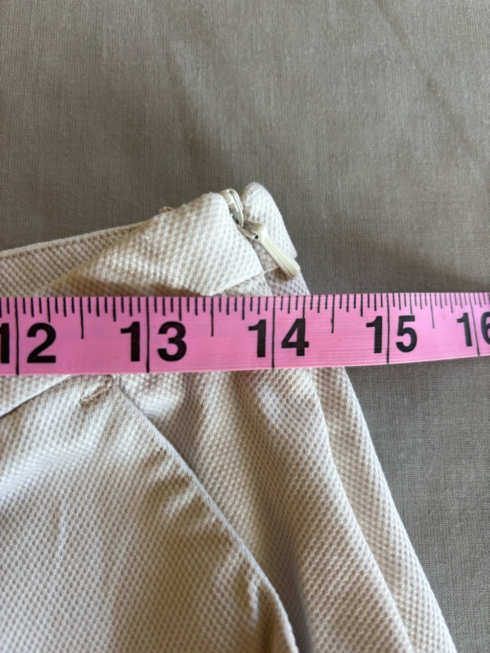 Marine Layer Saturday Pant Buttercream Off White Khaki Elastic Waist Pants Small - Picture 7 of 7